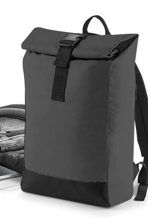 Reflective Roll-Top Backpack