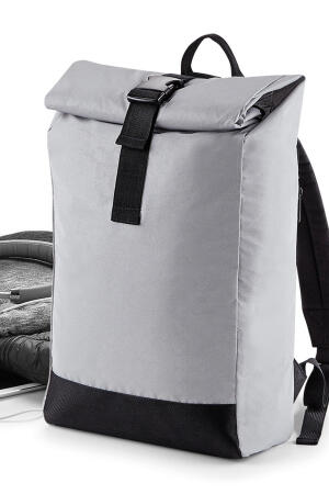 Reflective Roll-Top Backpack