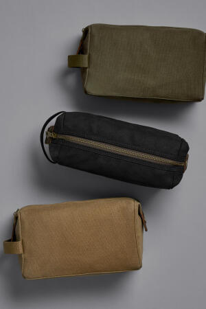 Heritage Waxed Canvas Wash Bag