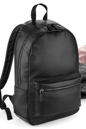 Faux Leather Fashion Backpack