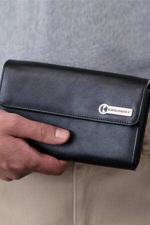 Waiter`s Wallet with Press Stud