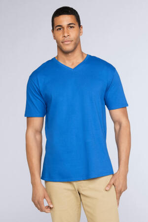 Premium Cotton Adult V-Neck T-Shirt