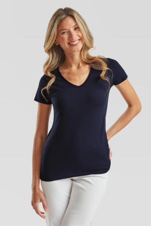 Lady-Fit Valueweight V-neck T