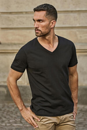 Mens Fashion V-Neck Sof-Tee
