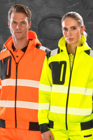 Recycled Robust Zipped Safety Hoody