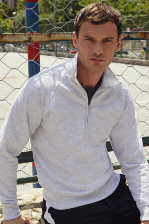 Lightweight Zip Neck Sweat