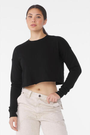 Women`s Cropped Crew Fleece
