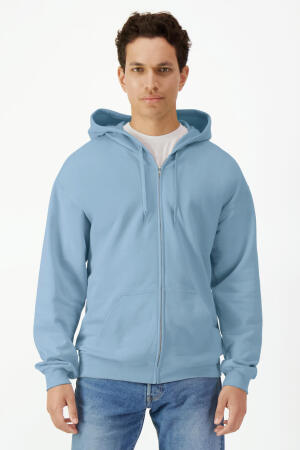 Softstyle Midweight Full Zip Hooded Sweat