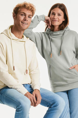 Pure Organic High Collar Hooded Sweat