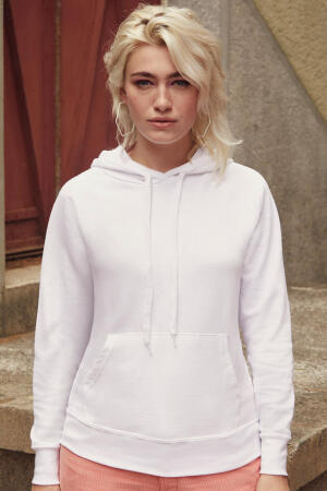 Lady-Fit Lightweight Hooded Sweat