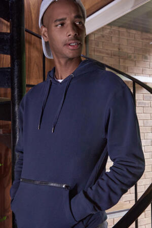 Pique Hoodie with Zipped Pocket