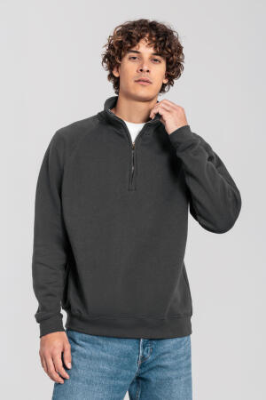 Iconic Premium Zip Neck Sweat