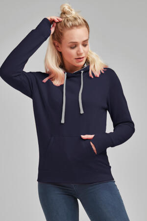 Ladies' Contrast Hoodie