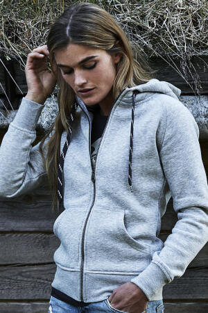 Ladies Hooded Zip-Sweat