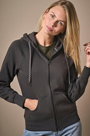 Ladies Hooded Zip-Sweat