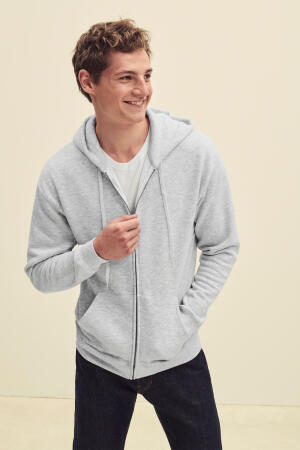 Zip Through Hooded Sweat