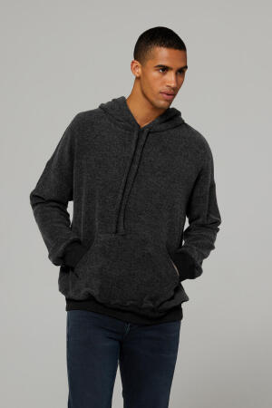 Unisex Sueded Fleece Pullover Hoodie