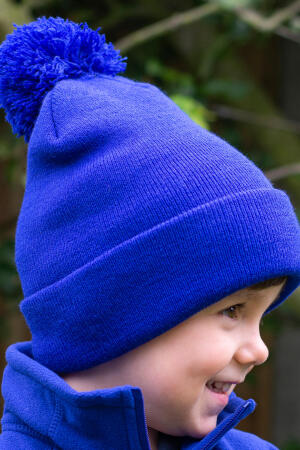 Junior Pom Pom Beanie