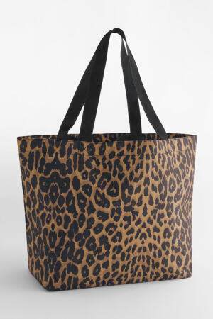 Leopard Print Carryall Tote Bag