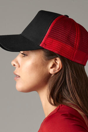 Half Mesh Trucker Cap