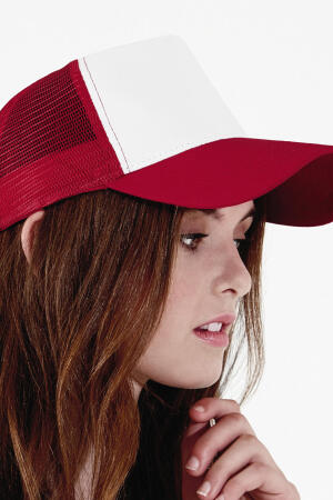 Half Mesh Trucker Cap