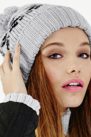 Fair Isle Snowstar Beanie