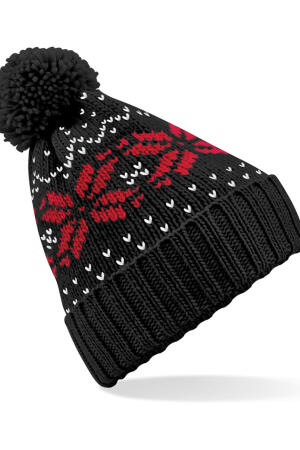 Fair Isle Snowstar Beanie