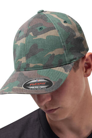 Flexfit Garment Washed Camo