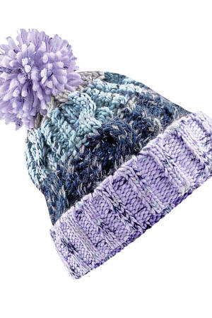 Corkscrew Pom Pom Beanie
