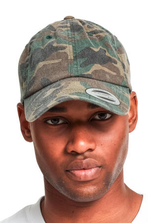 Low Profile Camo Washed Cap