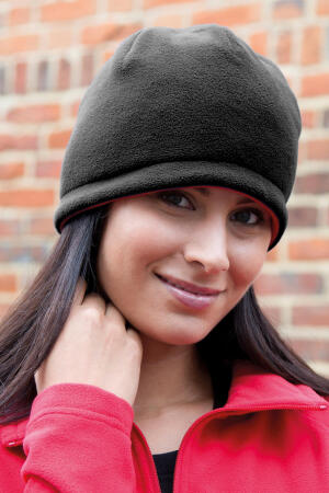 Reversible Fleece Skull Hat