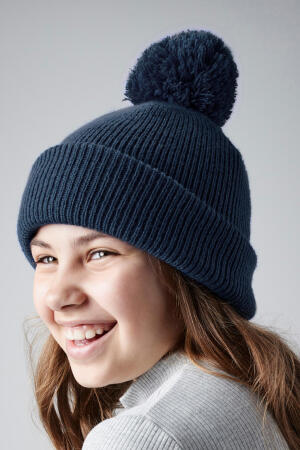 Junior Reflective Bobble Beanie