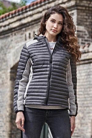 Ladies Hooded Aspen Crossover Jacket