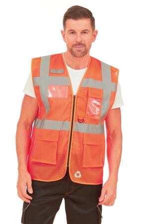 Hi-Vis Open Mesh Executive Waistcoat