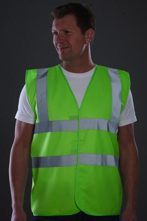 Hi Vis 2 Band & Brace Waistcoat