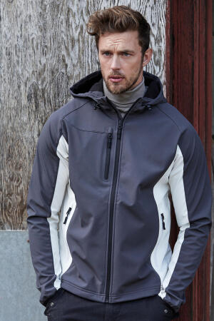 Hooded Fashion Softshell Jacket