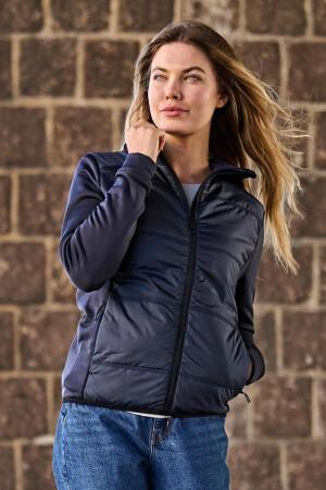 Womens Hybrid-Stretch Hooded Jacket