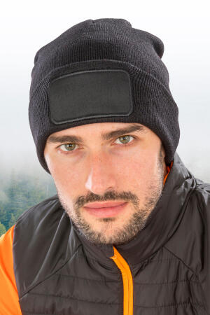 Recycled Double Knit Printers Beanie