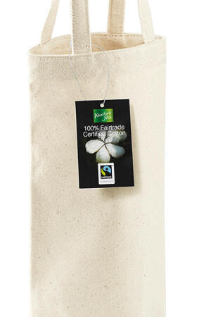 Fairtrade Cotton Bottle Bag natur