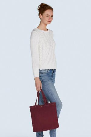 Large Canvas Shopper