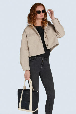 Canvas Denim Shopper