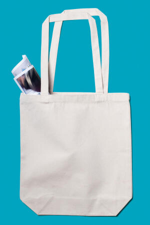 Canvas Cotton Bag LH with Gusset