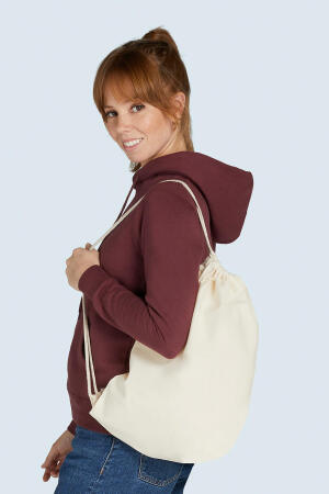 Cotton Backpack Single Drawstring