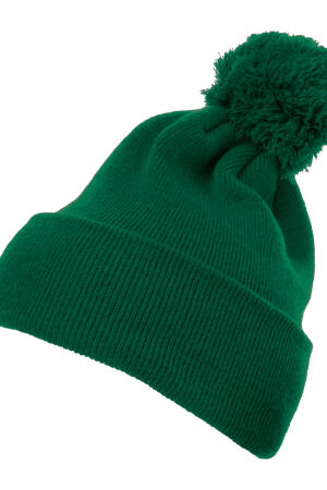 Cuffed Pom Pom Knit Beanie