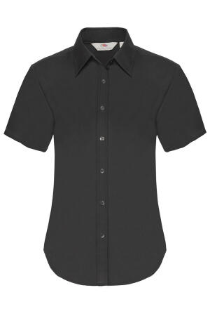 Lady-Fit Short Sleeve Oxford Shirt