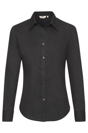 Lady-Fit Long Sleeve Oxford Shirt
