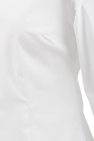 Popelin Bluse mit Elasthan-Anteil