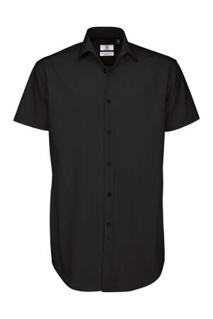 Popelin Hemd mit Elasthan-Anteil