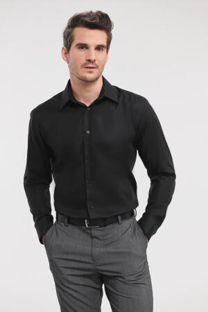 Bügelfreies tailliertes Hemd 958M