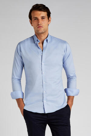 Slim Fit Stretch Oxford Shirt LS